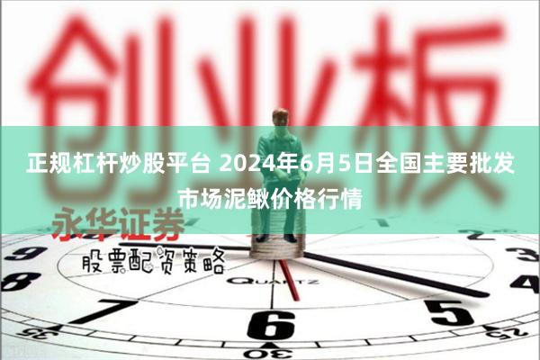 正规杠杆炒股平台 2024年6月5日全国主要批发市场泥鳅价格行情