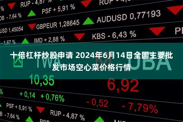 十倍杠杆炒股申请 2024年6月14日全国主要批发市场空心菜价格行情