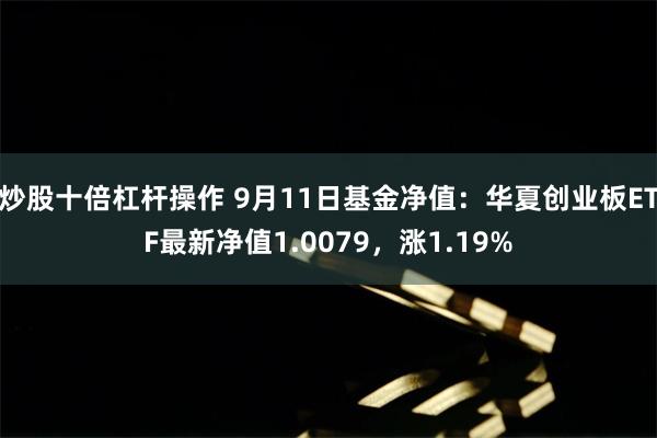 炒股十倍杠杆操作 9月11日基金净值：华夏创业板ETF最新净值1.0079，涨1.19%