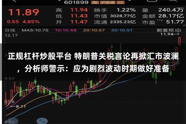 正规杠杆炒股平台 特朗普关税言论再掀汇市波澜，分析师警示：应为剧烈波动时期做好准备