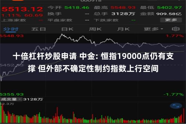 十倍杠杆炒股申请 中金: 恒指19000点仍有支撑 但外部不确定性制约指数上行空间
