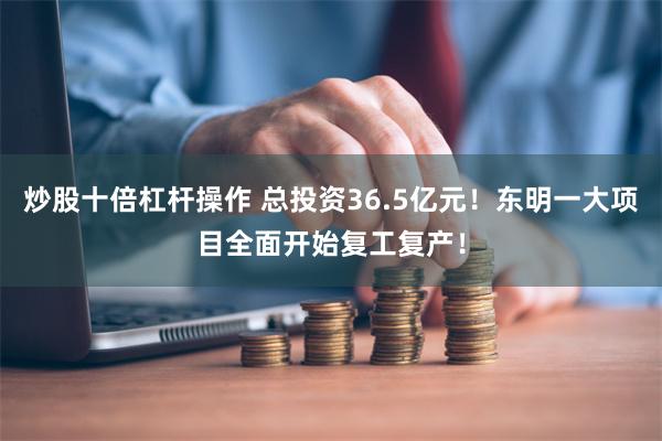 炒股十倍杠杆操作 总投资36.5亿元！东明一大项目全面开始复工复产！