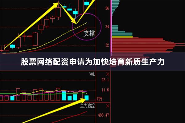 股票网络配资申请为加快培育新质生产力